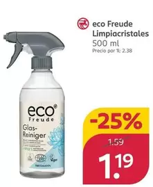 Oferta de Eco - Freude Limpiacristales por 1,19€ en Rossmann