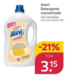 Oferta de Asevi - Detergente Concentrado por 3,15€ en Rossmann