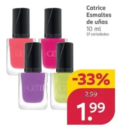 Oferta de Catrice - Esmaltes De Unas por 1,99€ en Rossmann