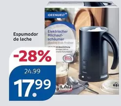Oferta de Espumador De Leche por 17,99€ en Rossmann