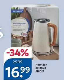 Oferta de Ideenwelt - Hervidor De Agua Blanco por 16,99€ en Rossmann