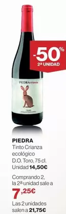 Oferta de Toro - Tinto Crianza Ecológico D.o. Torro por 14,5€ en El Corte Inglés