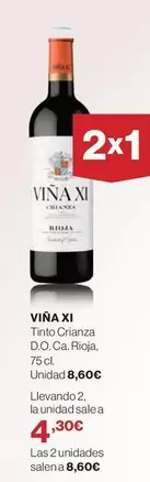 Oferta de Tinto Crianza D.o.ca. Rioja por 8,6€ en El Corte Inglés