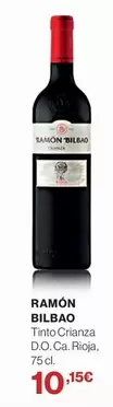 Oferta de Ramón Bilbao -  Tinto Crianza D.o.ca. Rioja por 10,15€ en El Corte Inglés