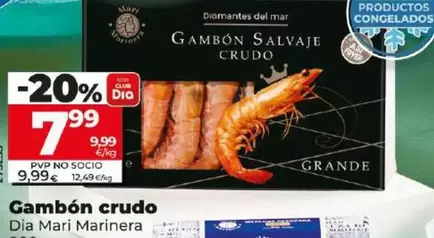 Oferta de Dia Mari Marinera - Gambón Crudo por 7,99€ en Dia