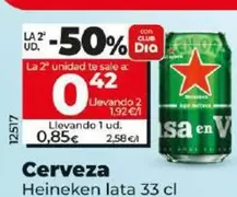 Oferta de Heineken - Cerveza por 0,85€ en Dia