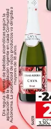 Oferta de Grand Astoria - Cava Brut por 2,49€ en Dia