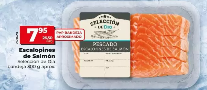 Oferta de Seleccion De Dia - Escalopines De Salmón por 7,95€ en Dia