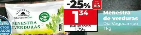 Oferta de Dia Vegecampo - Menestra De Verduras  por 1,34€ en Dia