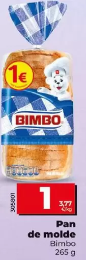 Oferta de Bimbo - Pan De Molde  por 1€ en Dia