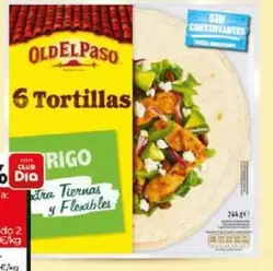 Oferta de Old El Paso - Tortillas De Harina De Trigo por 2,35€ en Dia