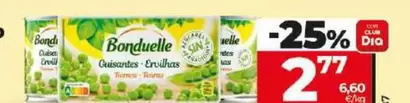 Oferta de Bonduelle - Guisantes Al Natural Muy Finos  por 2,77€ en Dia