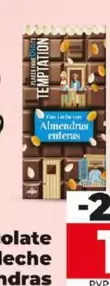 Oferta de Dia Temptation - Chocolate Superior Con Leche Y Almendras por 1,75€ en Dia