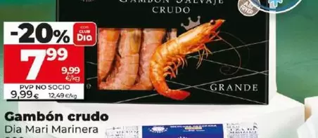 Oferta de Dia Mari Marinera - Gambón Crudo por 7,99€ en Dia
