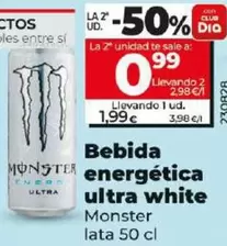 Oferta de Monster - Bebida Energética Ultra White por 1,99€ en Dia