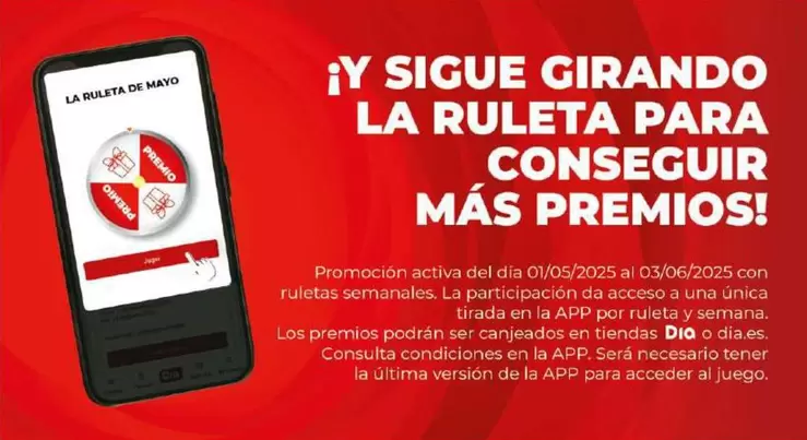Oferta de RULETA en Dia