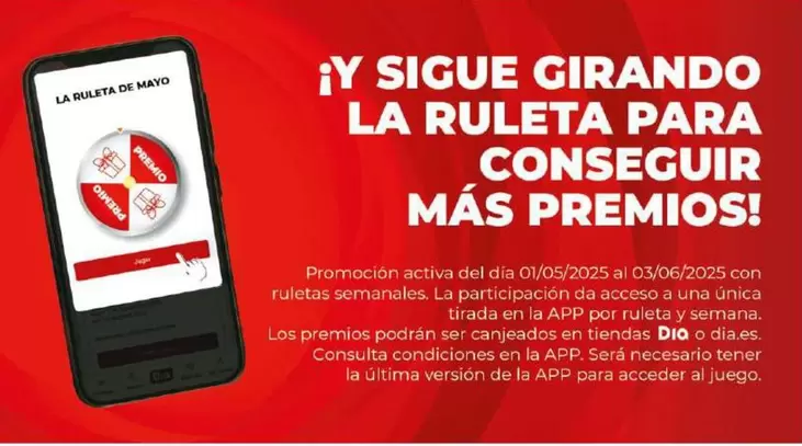 Oferta de Ruleta  en Dia