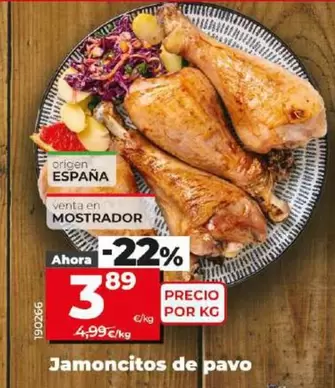 Oferta de Jamoncitos De Pollo  por 3,89€ en Dia
