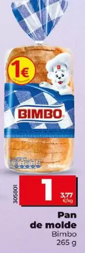 Oferta de Bimbo - Pan De Molde  por 1€ en Dia