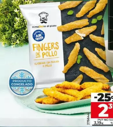 Oferta de Dia Al Punto - Fingers De Pollo por 2,39€ en Dia