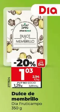 Oferta de Dia Fruticampo - Dulce De Membrillo por 1,03€ en Dia
