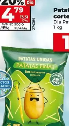 Oferta de Dia Patatas Unidas - Patatas Corte Fino  por 1,99€ en Dia