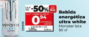 Oferta de Monster - Bebida Energética Ultra White  por 1,89€ en Dia