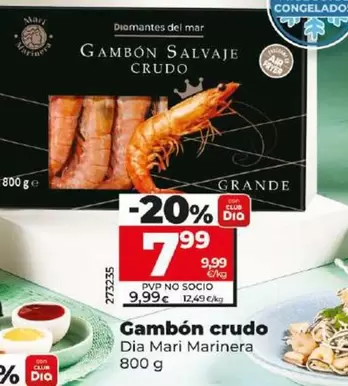 Oferta de Dia Mari Marinera - Gambón Crudo  por 7,99€ en Dia