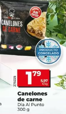 Oferta de Dia Al Punto - Canelones De Carne  por 1,79€ en Dia