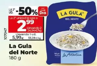 Oferta de La Gula Del Norte - 180 G por 5,99€ en Dia