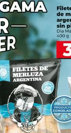 Oferta de Dia Mari Marinera - Filetes De Merluza Argentina Sin Piel por 3,49€ en Dia