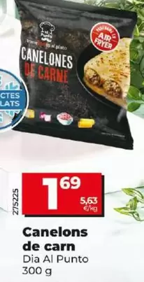 Oferta de Dia Al Punto - Canelones De Carne por 1,69€ en Dia