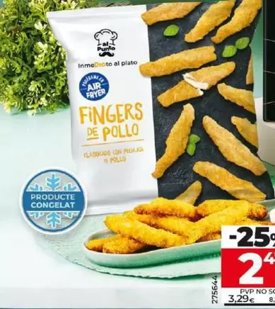 Oferta de Dia Al Punto - Fingers De Pollo  por 2,47€ en Dia