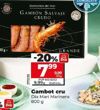 Oferta de Dia Mari Marinera - Gambón Crudo  por 7,99€ en Dia