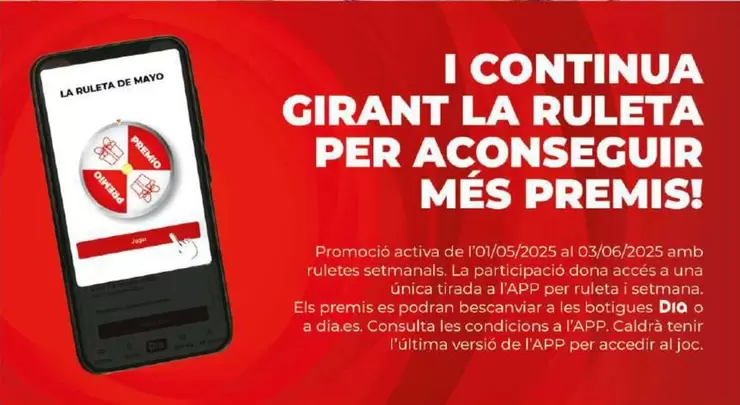 Oferta de Ruleta App  en Dia