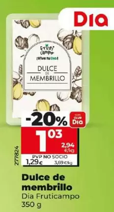 Oferta de Dia Fruticampo - Dulce De Membrillo  por 1,03€ en Dia