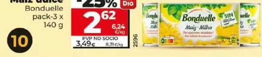 Oferta de Bonduelle - Maíz Dulce por 2,62€ en Dia
