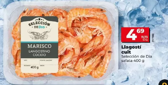 Oferta de Seleccion De Dia - Langostino Cocido por 4,69€ en Dia