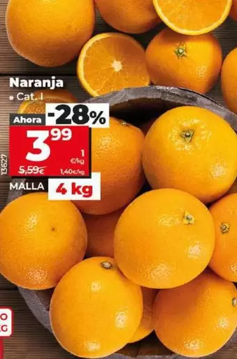 Oferta de Naranja por 3,99€ en Dia