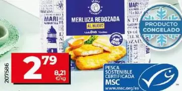 Oferta de Dia Mari Marinera - Filetes De Merluza Rebozada Al Huevo por 2,79€ en Dia