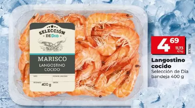 Oferta de Seleccion De Dia - Langostino Cocido por 4,69€ en Dia