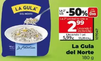 Oferta de La Gula Del Norte - 180 G por 5,99€ en Dia