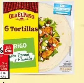 Oferta de Old El Paso - Tortillas De Harina De Trigo por 2,22€ en Dia