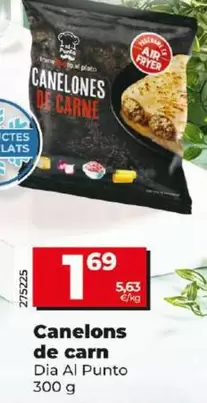 Oferta de Dia Al Punto - Canelones De Carne por 1,69€ en Dia