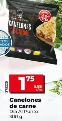 Oferta de Dia Al Punto - Canelones De Carne  por 1,75€ en Dia