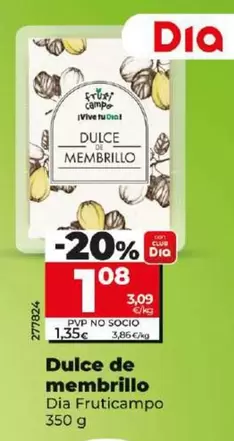 Oferta de Dia Fruticampo - Dulce De Membrillo  por 1,08€ en Dia