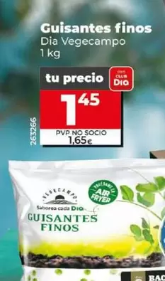 Oferta de Dia Vegecampo - Guisantes Finos por 1,45€ en Dia