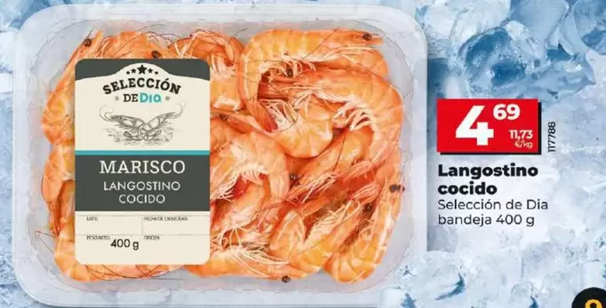 Oferta de Seleccion De Dia - Langostino Cocido por 4,69€ en Dia