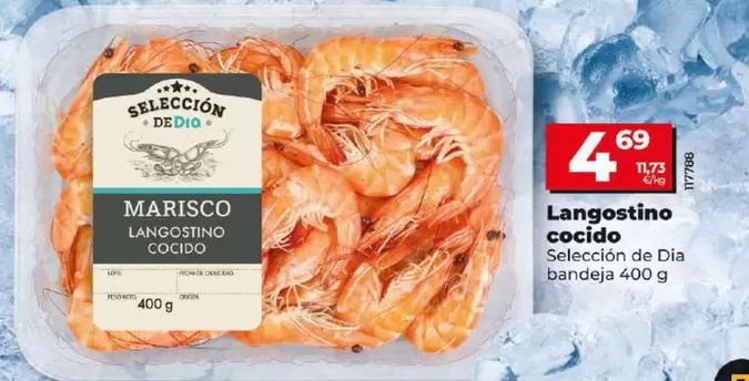 Oferta de Seleccion De Dia - Langostino Cocido por 4,69€ en Dia