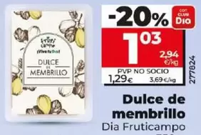 Oferta de Dia Fruticampo - Dulce De Membrillo por 1,03€ en Dia